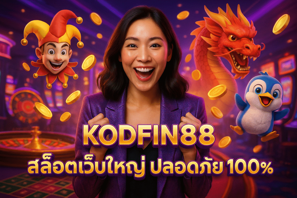 KODFIN88 สล็อตเว็บใหญ่ ปลอดภัย 100%